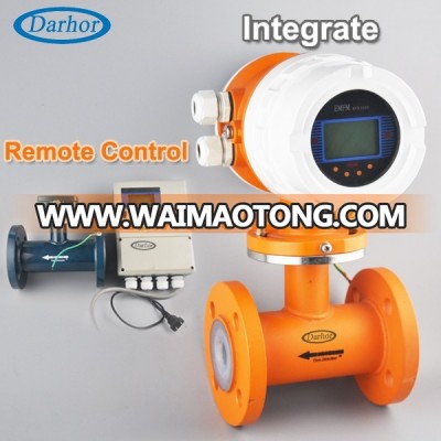 24VDC/220VAC 4 inch electromagnetic flow meter with 4-20mA output waste water flow meter sewage flow meter