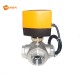 Mini Electric Factory 3 Way Dn25 Cf8m 1000wog Motorized Ball Valve For Steam