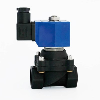 Darhor 2 Way Pa66 Normally Closed Nylon Plastic Solenoid Valve For Water 1/2 Inch 2 Inch 24v 12v