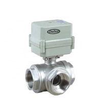 DN300 1/2 ~12 in 3 Way T/L-Type Float Ball Core Field Operation type Electric Ball Valve