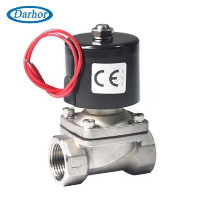 Diaphragm operated direct acting shower solenoid valve