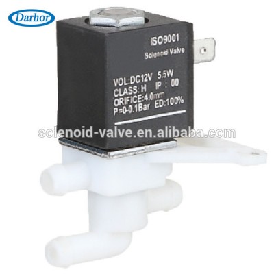 DHWS6 3 way plastic solenoid valve food grade RO machine drinking water valve