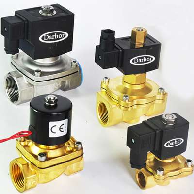 Darhor normally closed 1/2" DN15 water solenoid valve 24vdc