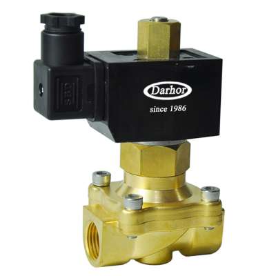 2W21-NO-15 normally open 2 way no brass 1/2" water solenoid valve 24v